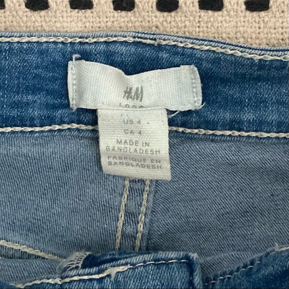 H&M High Rise super stretchy Skinny Jeans gently used size 4 - Picture 3 of 4